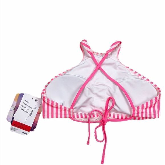 Coco Rave Pink Flamingo Bikini Top XS / S - Picture 4 of 6